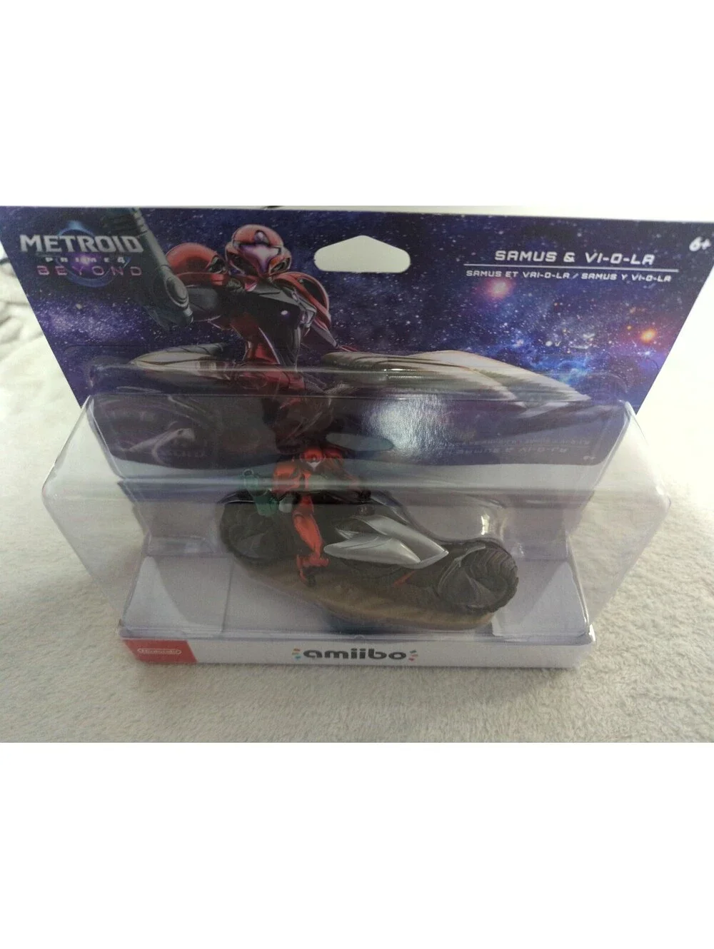 Nintendo Amiibo Metroid Samus & Viola Figure - Brand New Factory Sealed